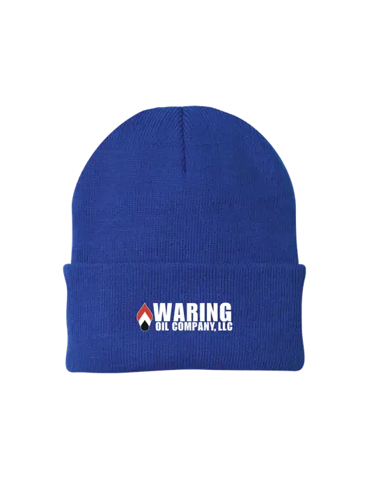 Royal Knit Cap w/Waring Oil Logo