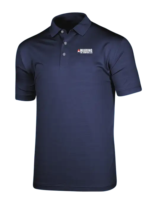 Callaway Vibrant Navy Ventilated Polo w/Waring Oil Logo