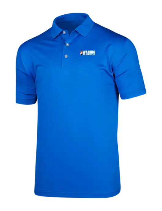 Callaway Vibrant Royal Blue Ventilated Polo w/Waring Oil Logo