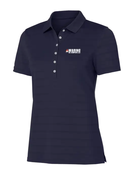 Callaway Womens Navy Ventilated Polo w/Waring Oil Logo
