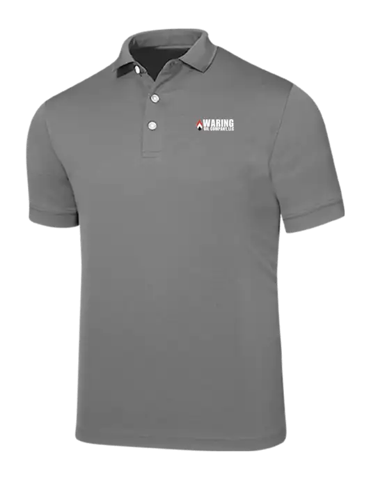 Callaway Ottoman Medium Grey Polo w/Waring Oil Logo
