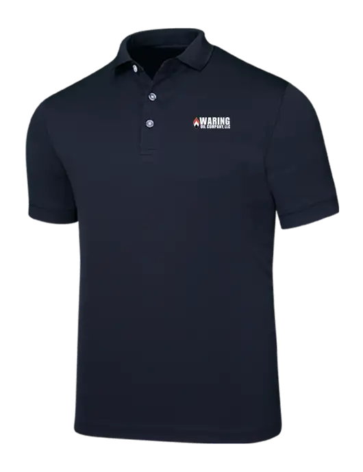 Callaway Ottoman Navy Polo w/Waring Oil Logo