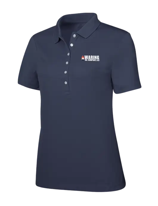 Callaway Womens Ottoman Navy Polo w/Waring Oil Logo