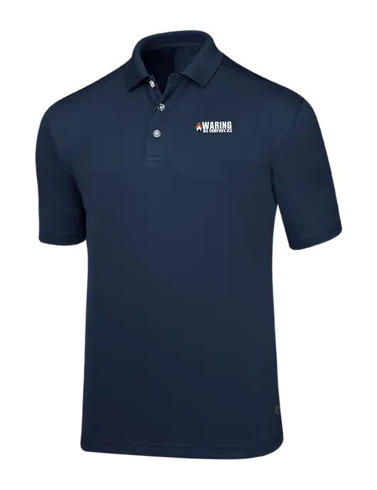 Callaway Core Navy Performance Polo w/Waring Oil Logo