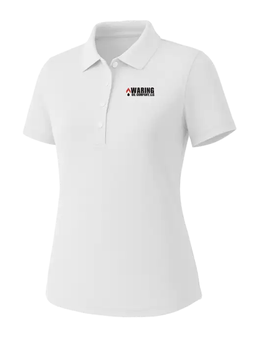 Callaway Womens Core Bright White Performance Polo w/Waring Oil Logo