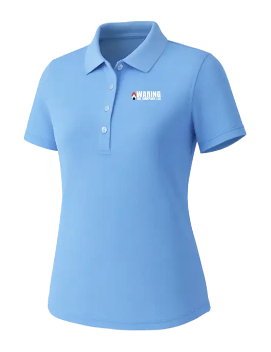 Callaway Womens Core Light Blue Performance Polo w/Waring Oil Logo