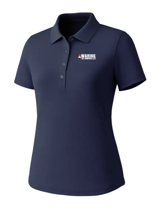 Callaway Womens Core Navy Performance Polo w/Waring Oil Logo