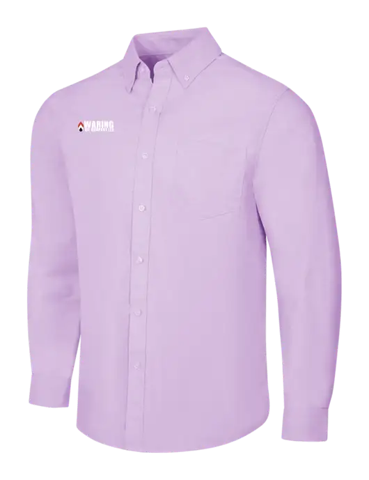 Soft Purple SuperPro Oxford Shirt w/Waring Oil Logo