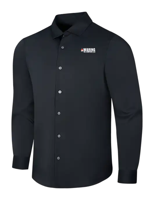 Black City Stretch Shirt w/Waring Oil Logo