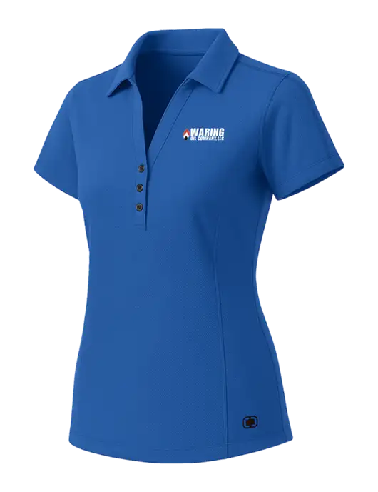 OGIO Womens Royal Blue ONYX Polo w/Waring Oil Logo