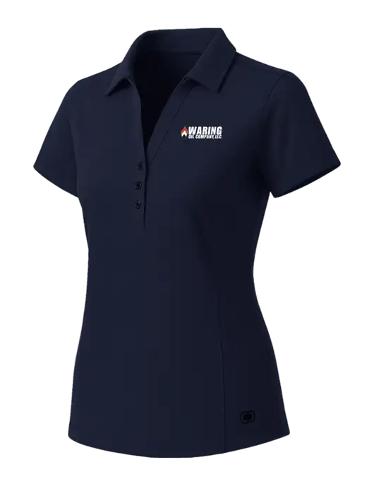 OGIO Womens Navy ONYX Polo w/Waring Oil Logo