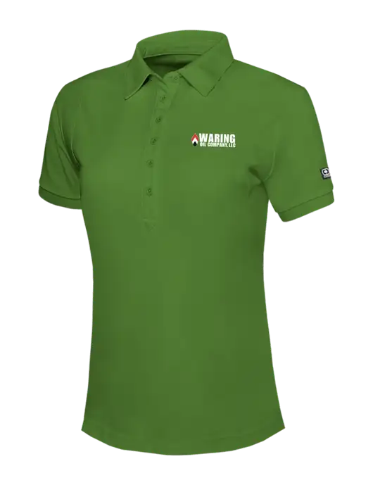 OGIO Womens Dark Kelly Green Jewel Polo w/Waring Oil Logo