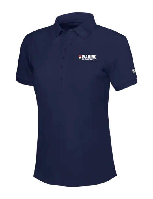 OGIO Womens Navy Jewel Polo w/Waring Oil Logo