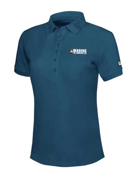 OGIO Womens Light Navy Jewel Polo w/Waring Oil Logo