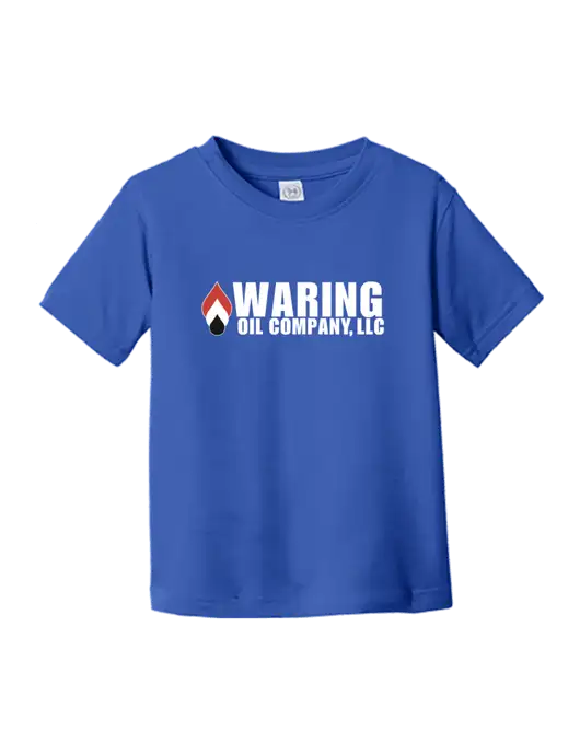 Rabbit Skins Royal Toddler Fine Jersey Tee w/Waring Oil Logo