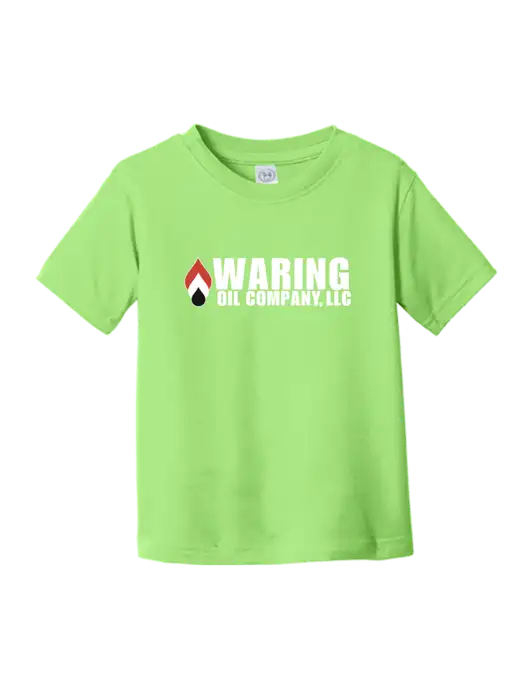 Rabbit Skins Key Lime Toddler Fine Jersey Tee w/Waring Oil Logo