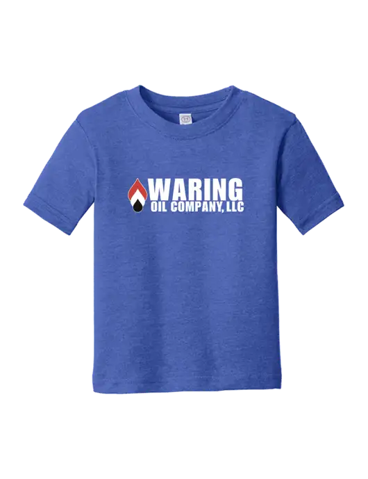 Rabbit Skins Vintage Royal Toddler Fine Jersey Tee w/Waring Oil Logo