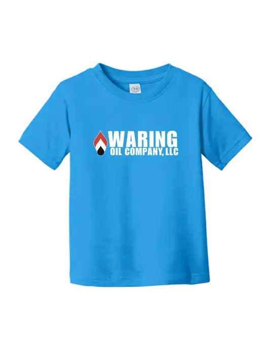 Rabbit Skins Cobalt Toddler Fine Jersey Tee w/Waring Oil Logo