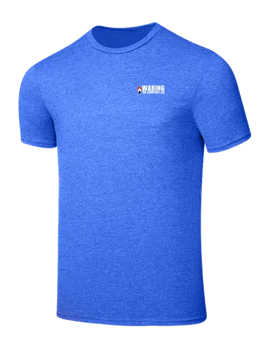Seriously Soft Royal Frost T-Shirt w/Waring Oil Logo