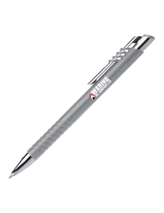 Schirhart Grey Pen - Black Ink w/Waring Oil Logo