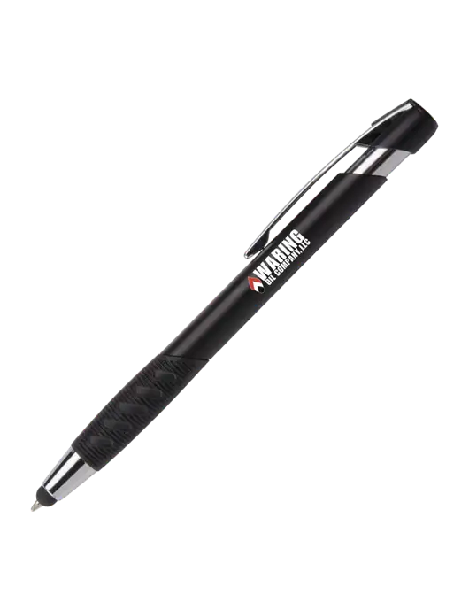 Alize Black Stylus Black Ink Pen w/Waring Oil Logo