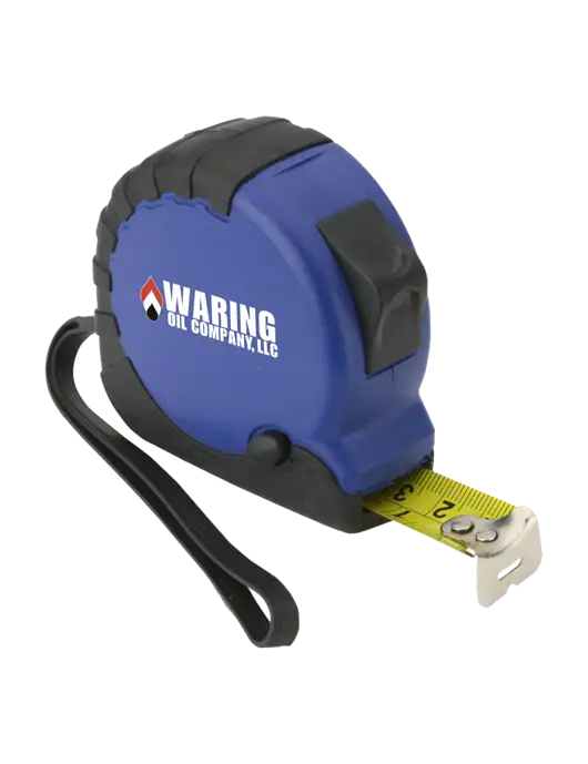 Blue Tape Measure, 16' w/Waring Oil Logo