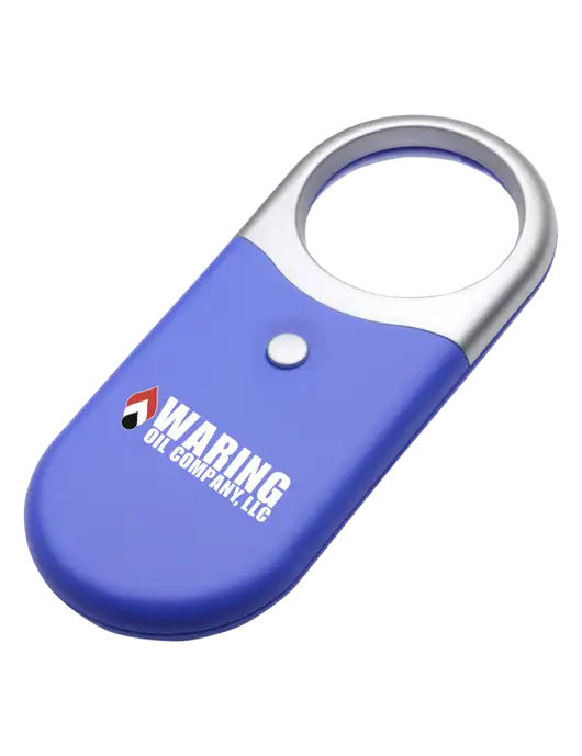 Compact Blue Magnifier Light w/Waring Oil Logo