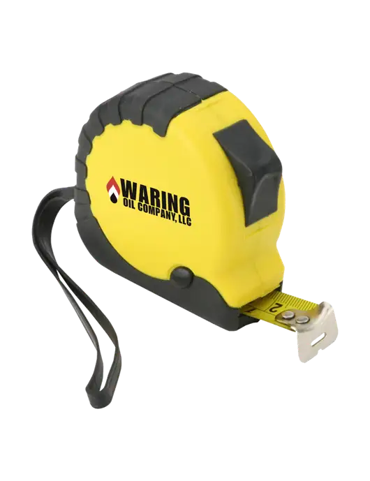 Yellow Tape Measure, 16' w/Waring Oil Logo