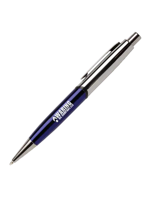 Chimera Blue Pen - Black Ink w/Waring Oil Logo