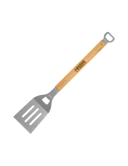 Bamboo BBQ Spatula w/Waring Oil Logo