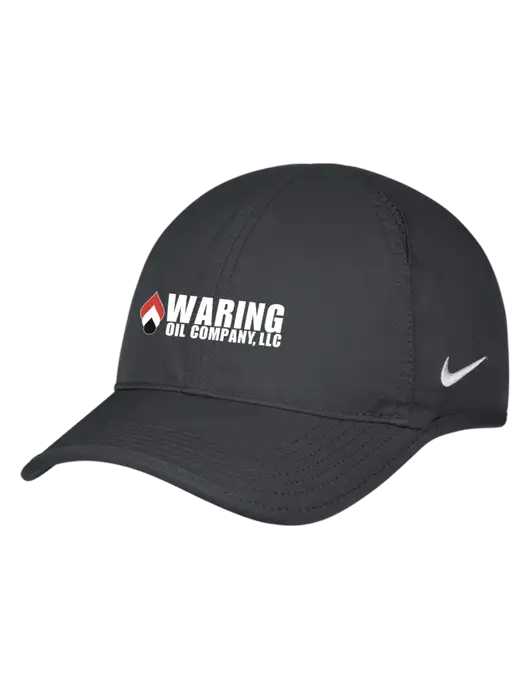 Nike Charcoal Featherlight Cap w/Waring Oil Logo