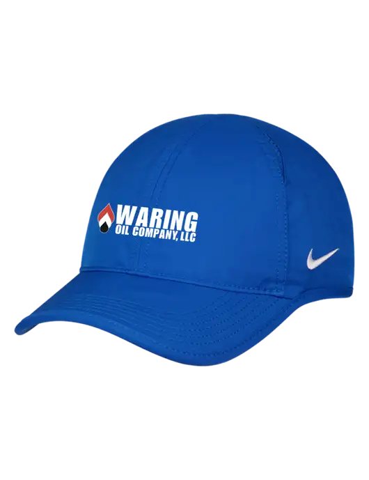 Nike Royal Featherlight Cap w/Waring Oil Logo