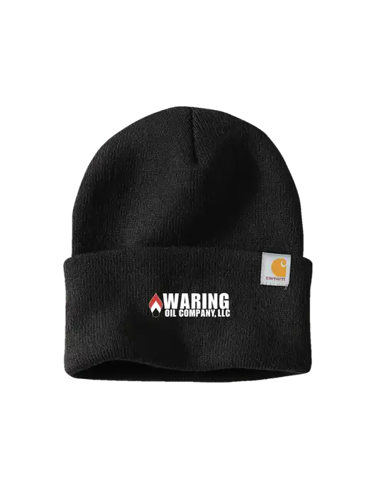 Carhartt Black Watch Cap 2.0 w/Waring Oil Logo