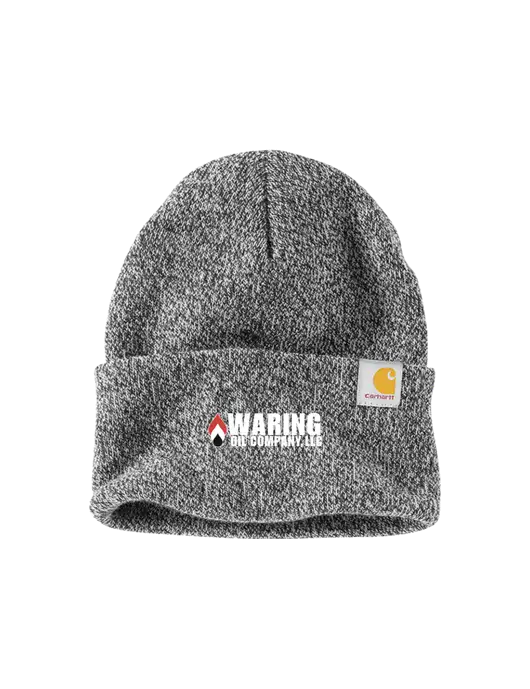 Carhartt Medium Grey Heather Watch Cap 2.0 w/Waring Oil Logo