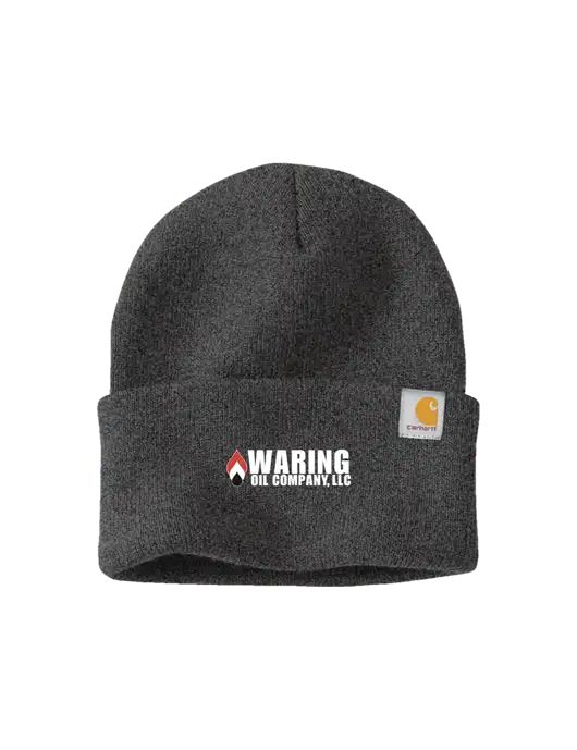 Carhartt Dark Grey Watch Cap 2.0 w/Waring Oil Logo