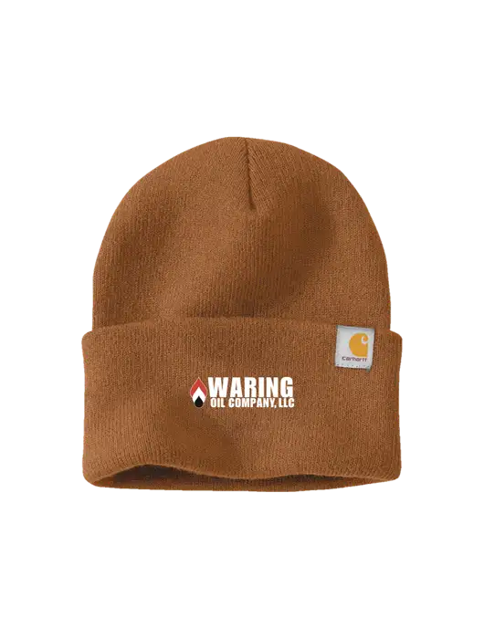 Carhartt Light Brown Watch Cap 2.0 w/Waring Oil Logo