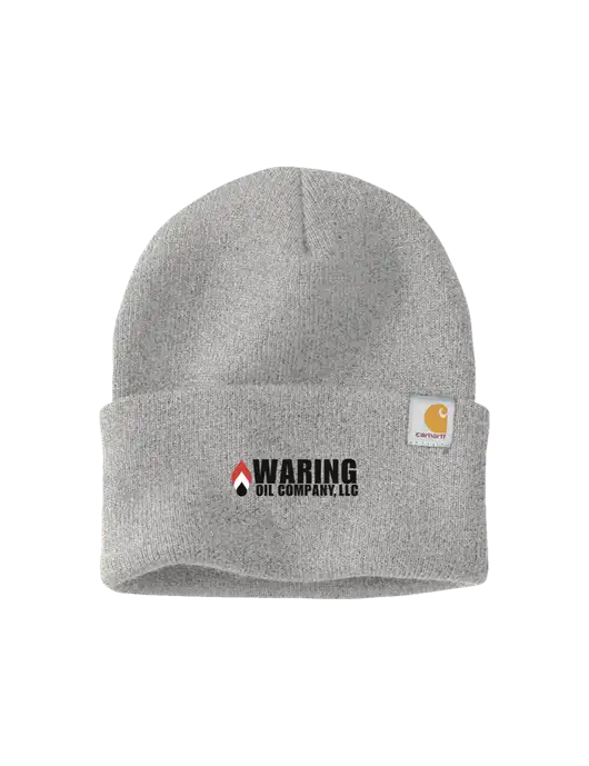 Carhartt Light Grey Heather Watch Cap 2.0 w/Waring Oil Logo