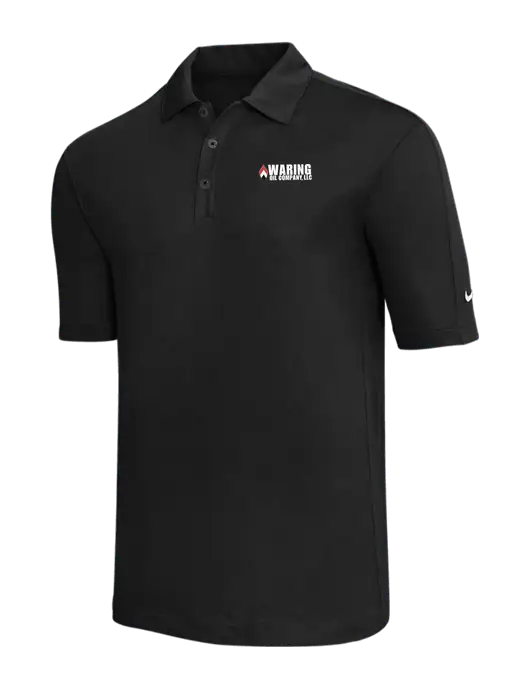 Nike Black Tech Sport Dri-FIT Polo w/Waring Oil Logo