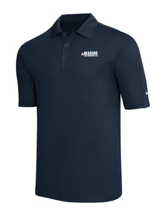 Nike Navy Tech Sport Dri-FIT Polo w/Waring Oil Logo
