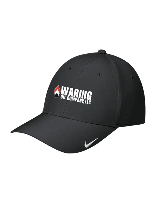 Nike Black Dri-FIT Legacy Cap w/Waring Oil Logo