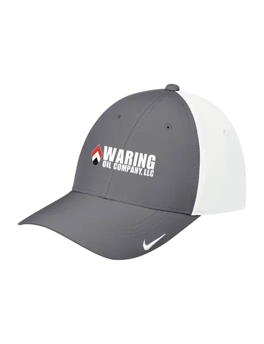 Nike Dark Grey/White Dri-FIT Legacy Cap w/Waring Oil Logo