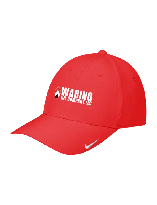 Nike Red Dri-FIT Legacy Cap w/Waring Oil Logo