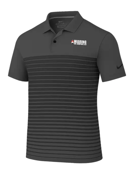Nike Dark Grey Dri-FIT Vapor Block Polo w/Waring Oil Logo
