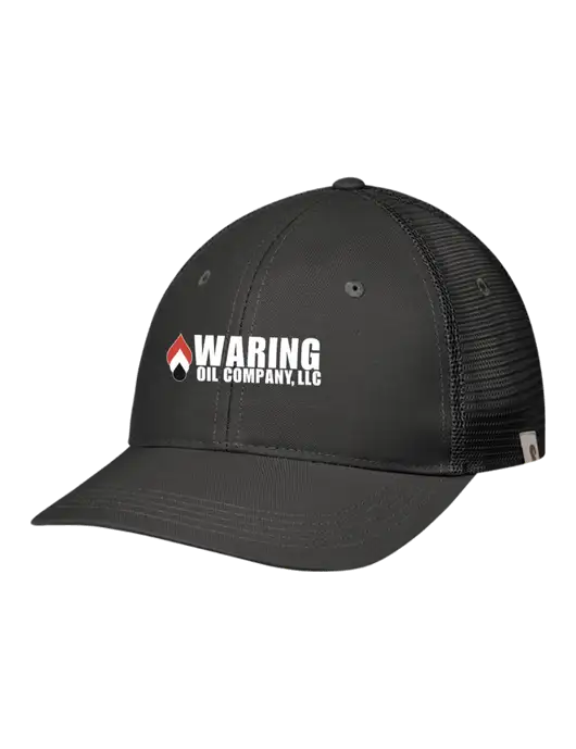 Carhartt Black Trucker Rugged Pro Series Cap w/Waring Oil Logo