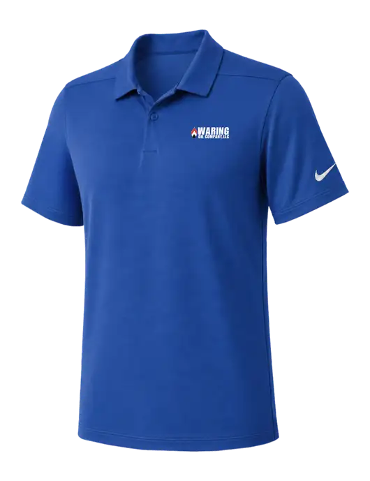 Nike Dark Royal Dry Essential Solid Polo w/Waring Oil Logo