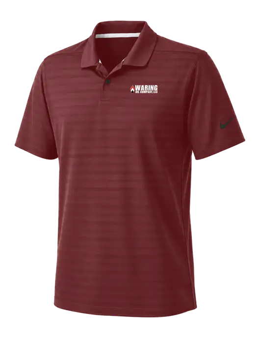 Nike Cardinal Dri-FIT Vapor Jacquard Polo w/Waring Oil Logo