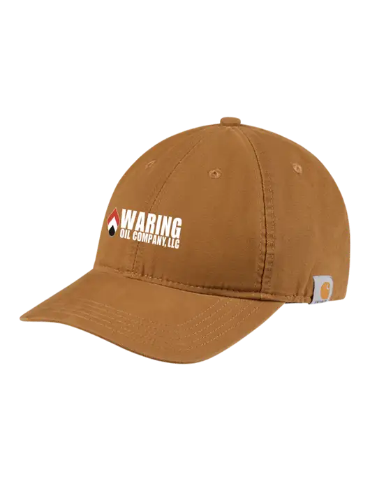 Carhartt Light Brown Cotton Canvas Cap w/Waring Oil Logo