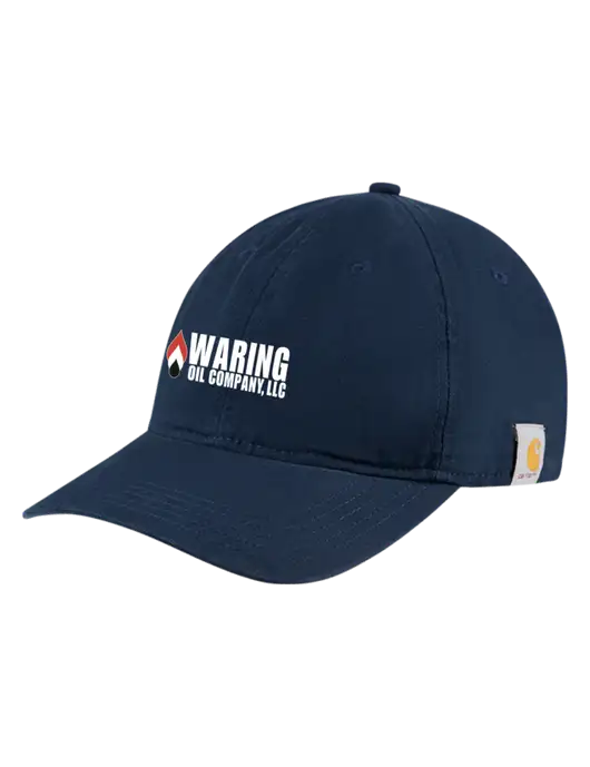 Carhartt Navy Cotton Canvas Cap w/Waring Oil Logo