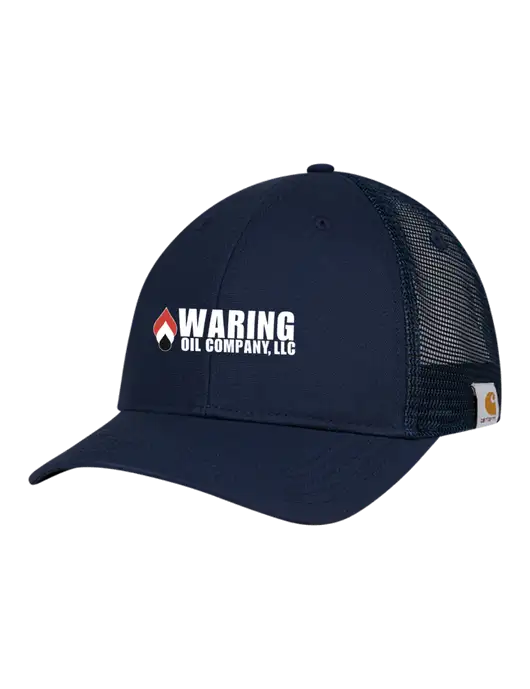 Carhartt Navy Trucker Rugged Pro Series Cap w/Waring Oil Logo