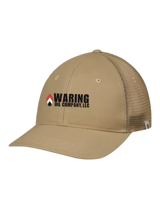 Carhartt Dark Tan Trucker Rugged Pro Series Cap w/Waring Oil Logo